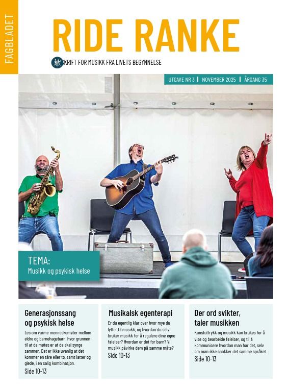 Forsiden av fagbladet Ride ranke 3-25