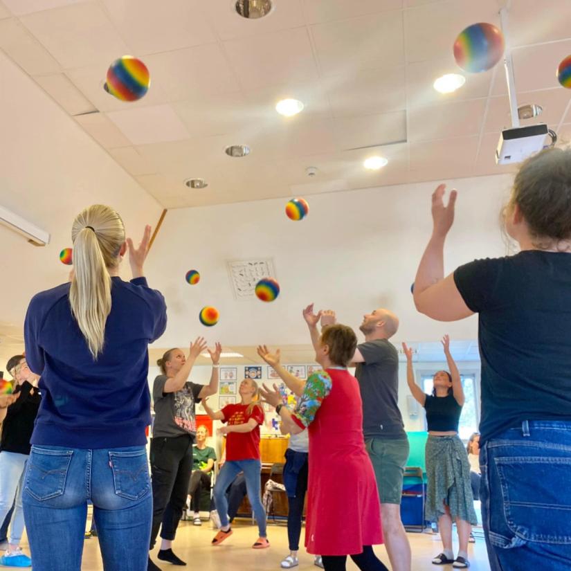 Inspirasjon på musikkurs i regi av Musikk fra livets begynnelse