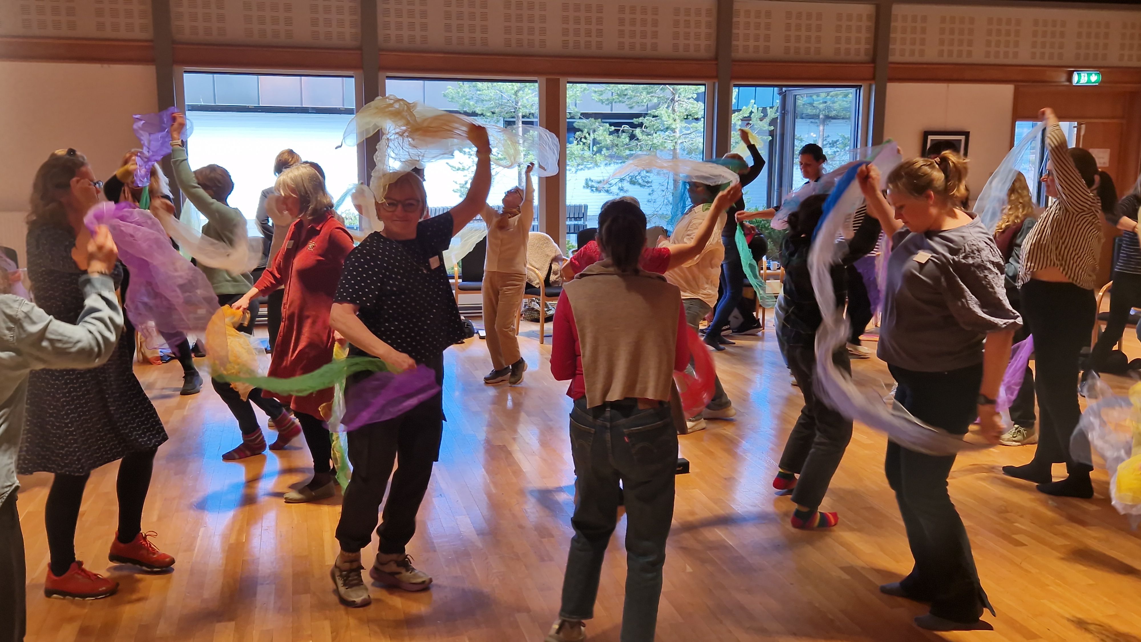 Bilde fra kurs på Voksenåsen, april 2025