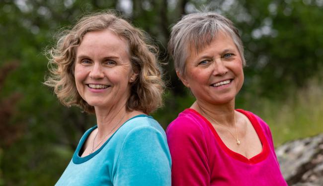 Bilde av kurslederne Erika Kroken og Åshild Eriksen