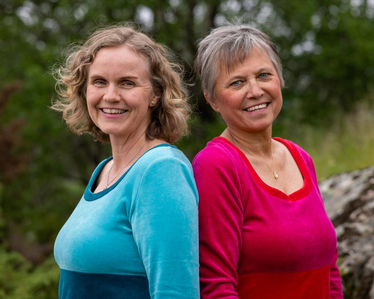 Kursholderne Åshild Eriksen og Erika Kroken. Foto: Jøran Ingvaldsen
