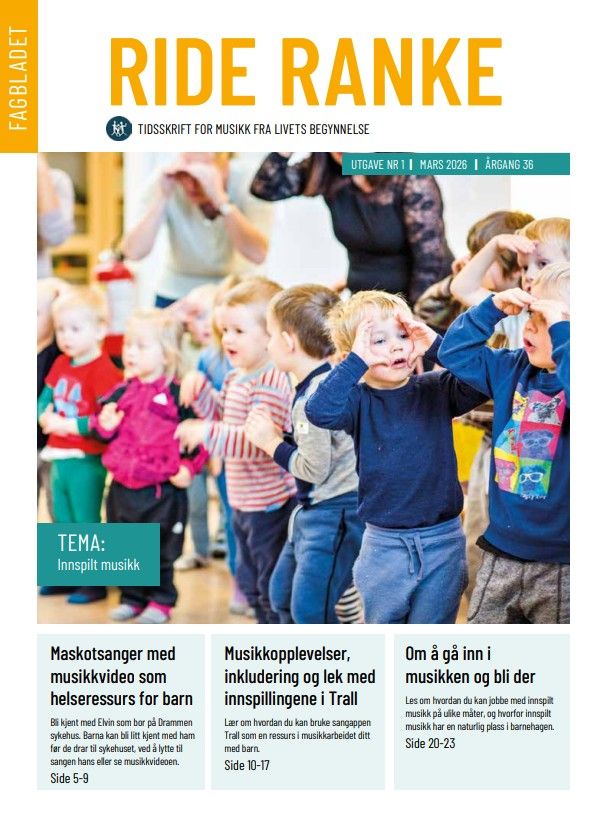 Forsiden av fagbladet Ride ranke 1-26