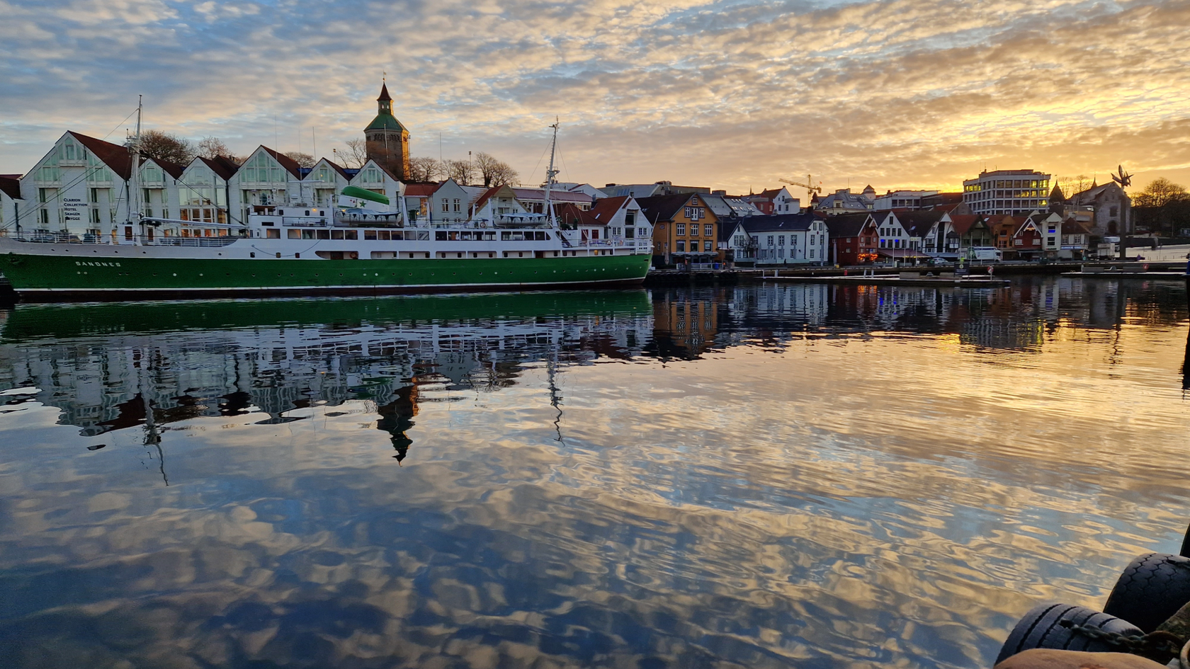 Bilde av strandkaien i Stavanger. 
