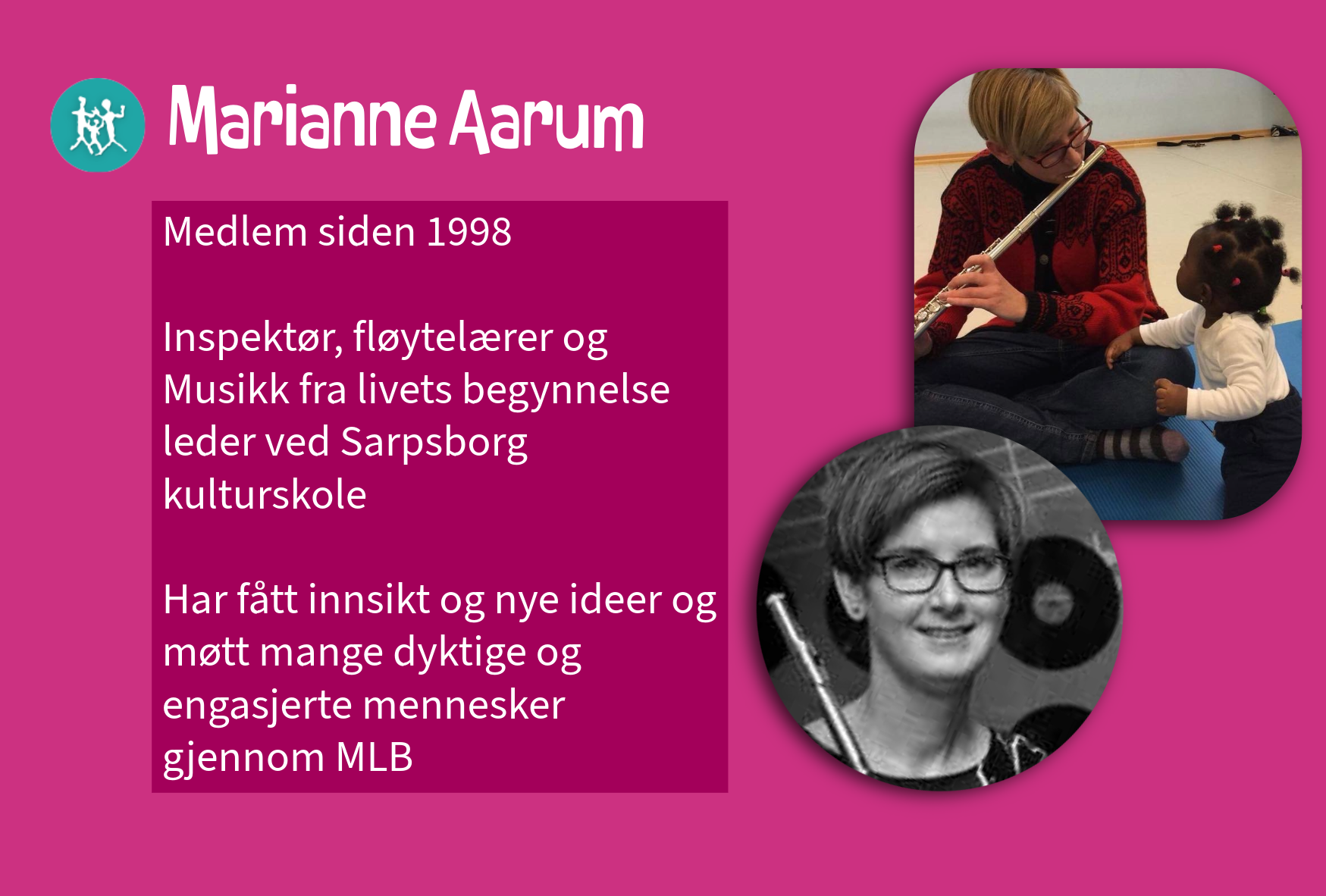 Coverbilde med Marianne Aarum