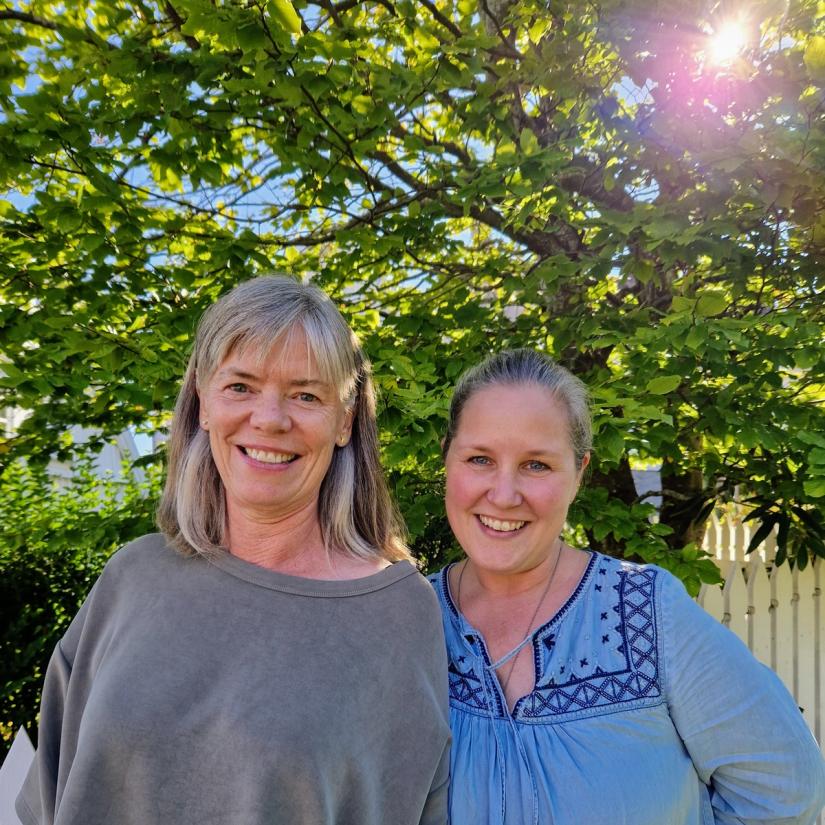 Bilde av Bodvild Solheim og Kajadilani Fiiksdal