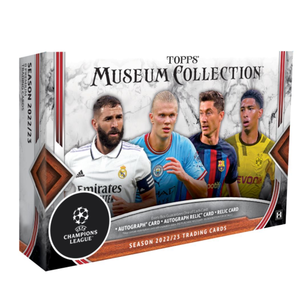 2023 Topps Museum Collection UEFA Champions League Soccer Cards Checklist