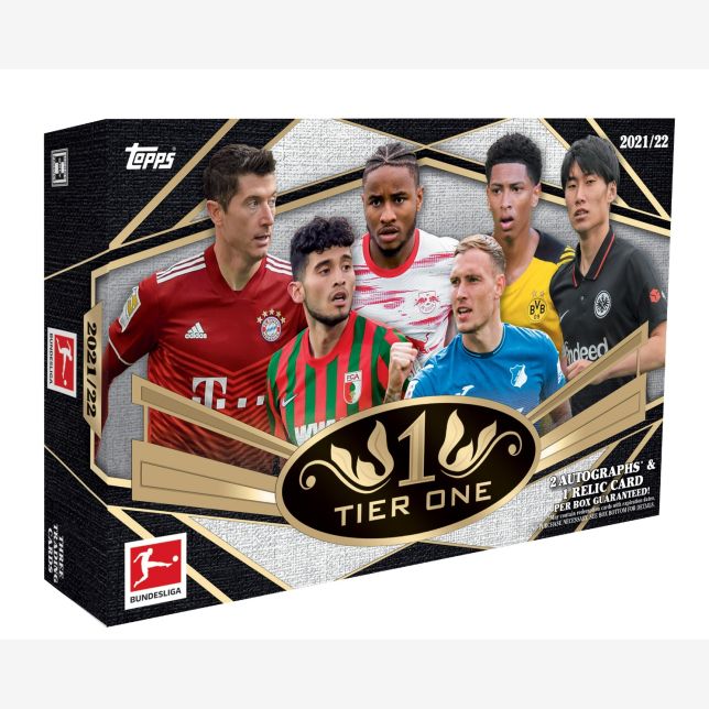 2022 Topps Tier One Bundesliga Soccer Cards Checklist