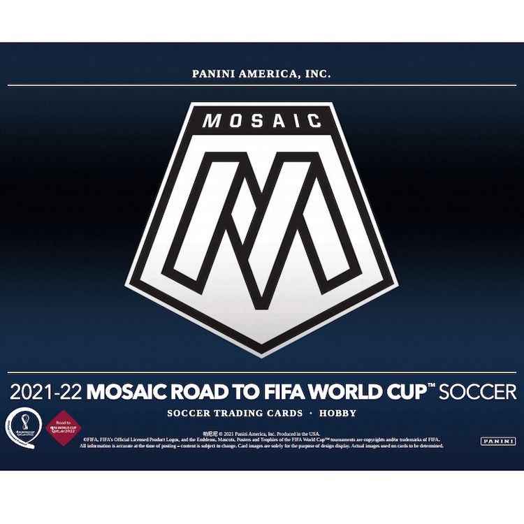 2022 Panini Mosaic FIFA Road to World Cup Soccer Cards Checklist
