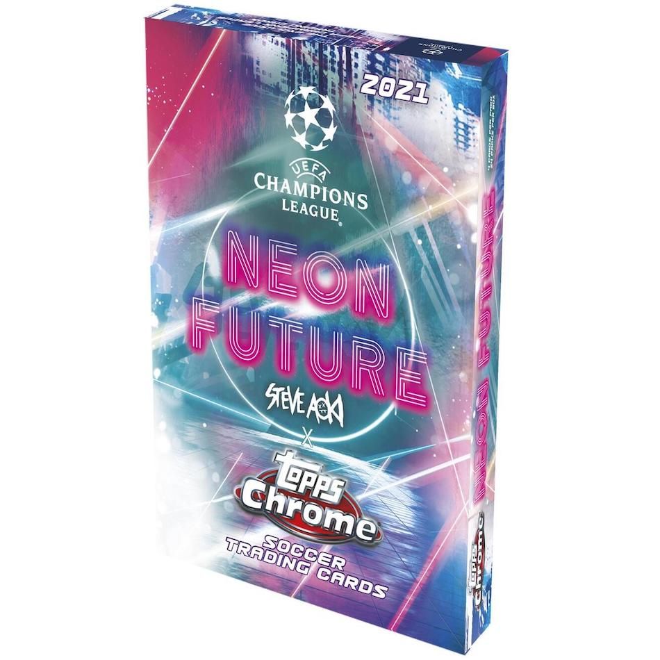 2021 Topps Chrome UEFA Champions League Neon Future Soccer Cards Checklist