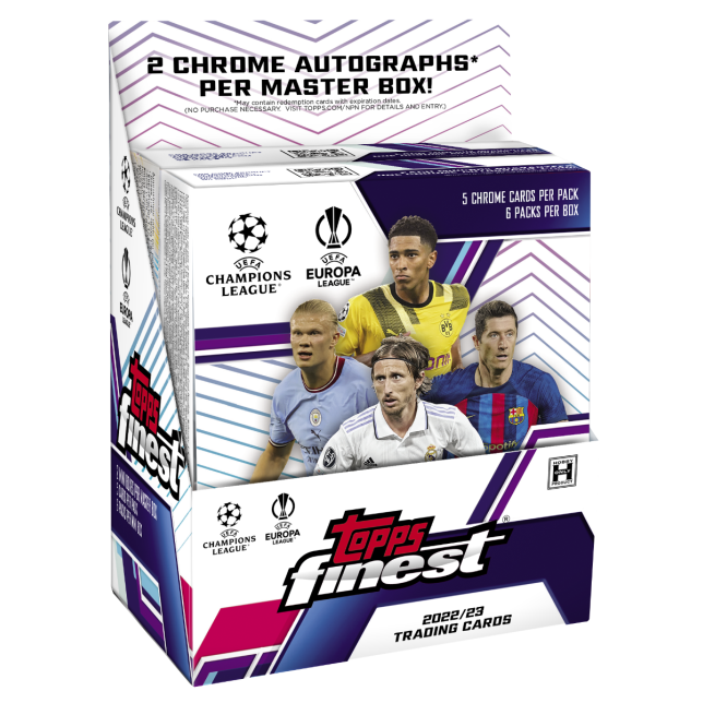 2023 Topps Finest UEFA Club Competitions Soccer Cards Checklist