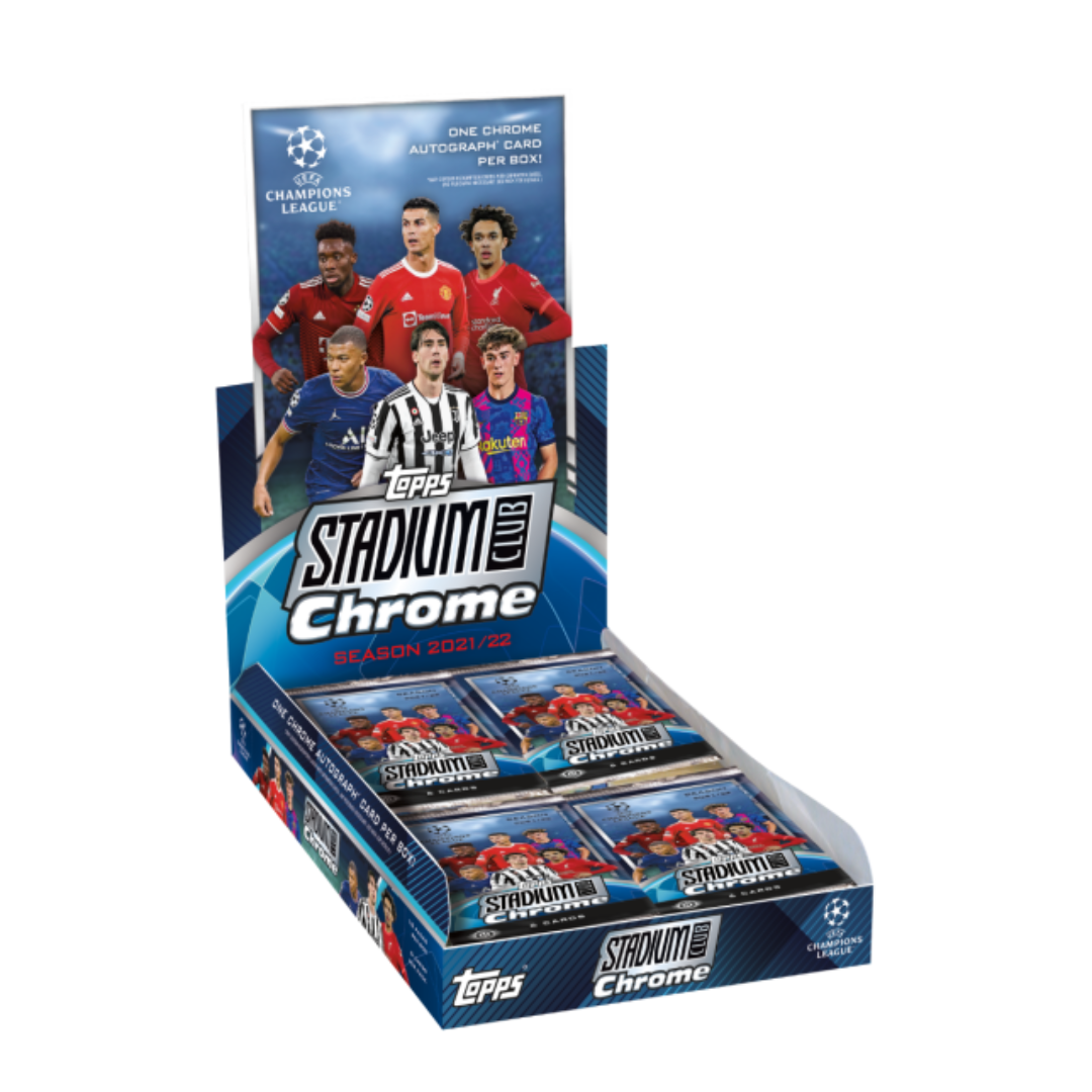 2022 Topps Stadium Club Chrome UEFA Champions League Soccer Cards Checklist