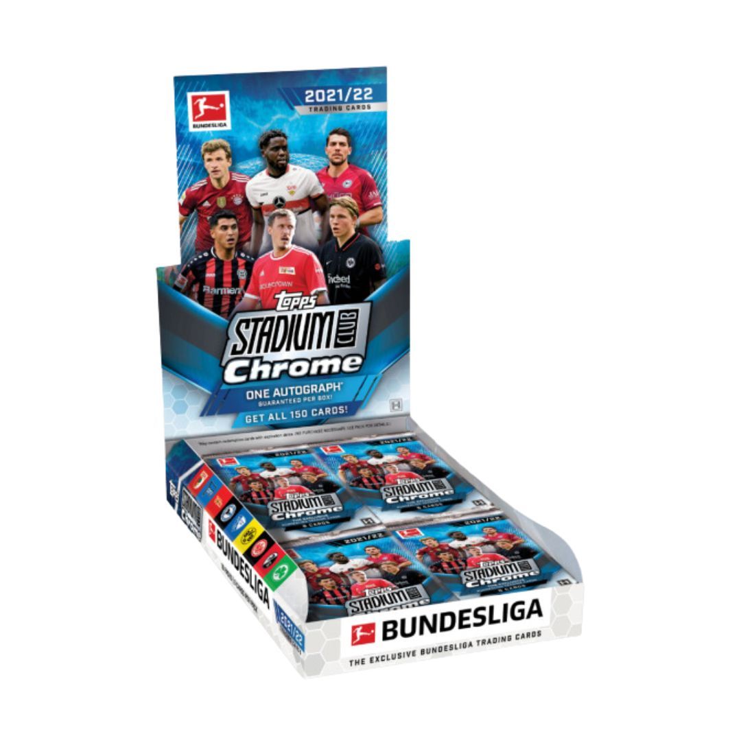 2022 Topps Stadium Club Chrome Bundesliga Soccer Cards Checklist