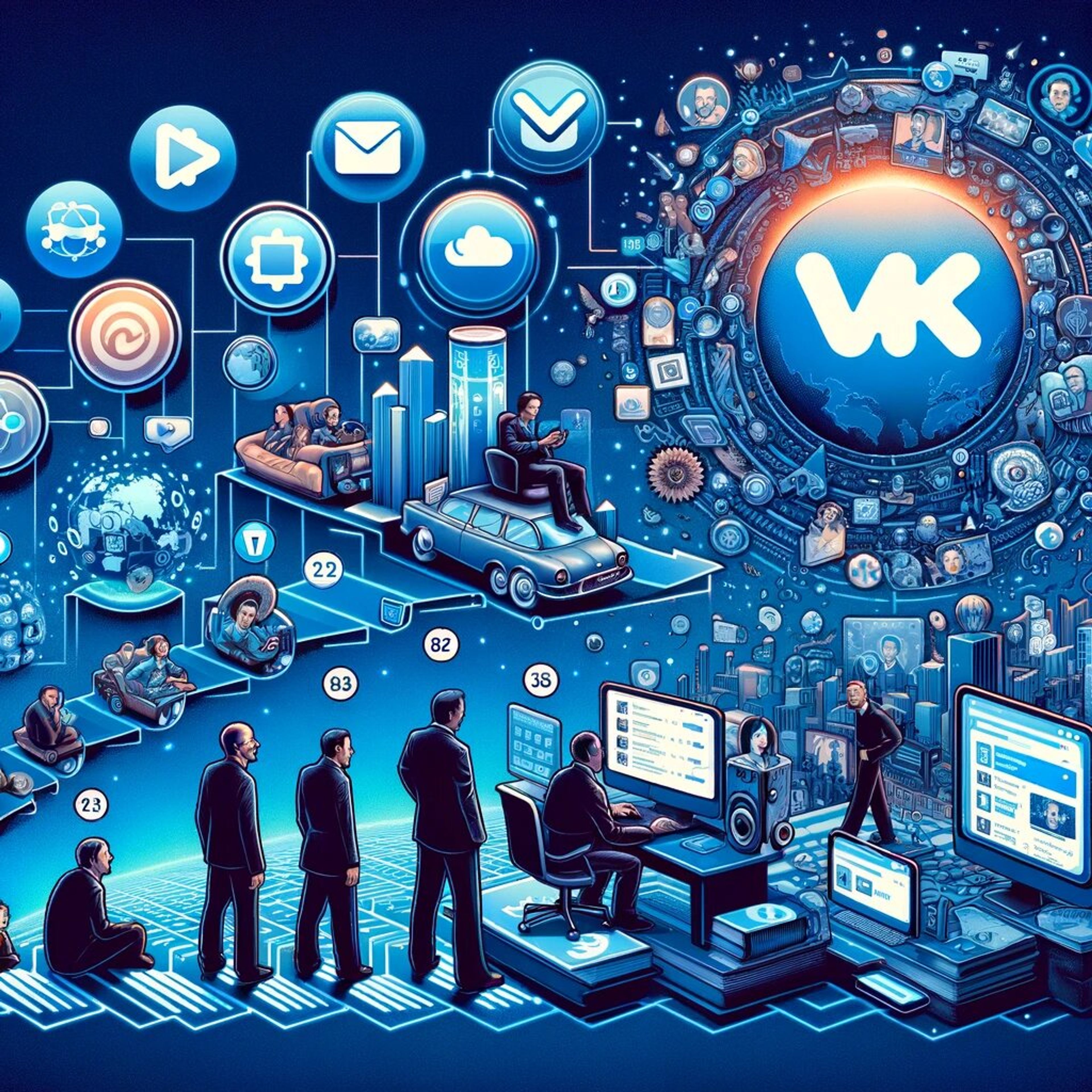 Эволюция социальной сети VK: от ВКонтакте до мультифункциональной платформы