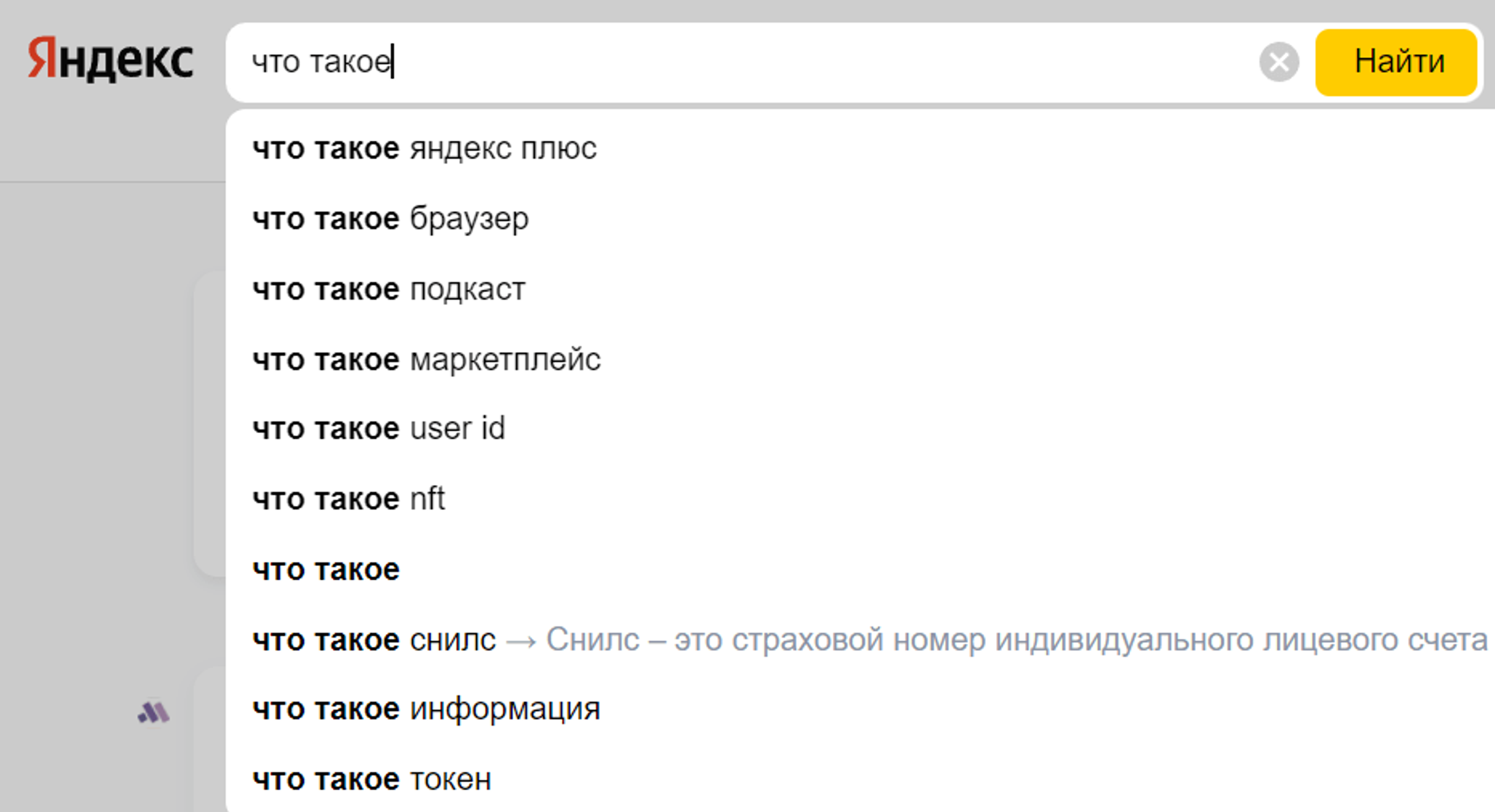 что такое поисковые подсказки