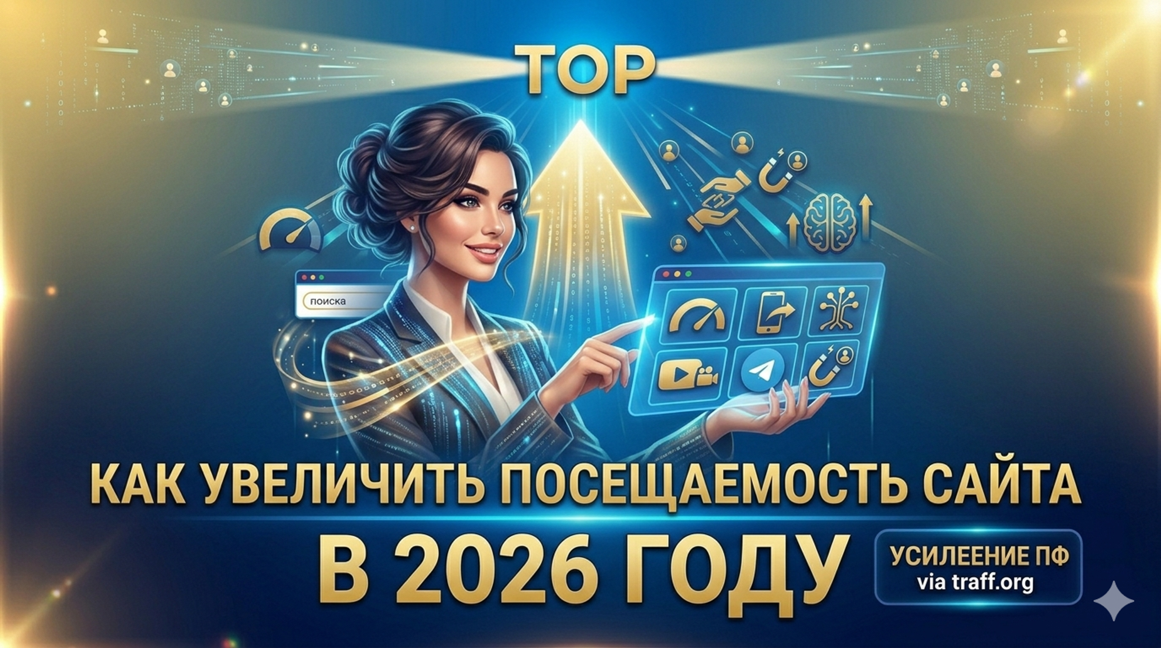 Как увеличить посещаемость сайта в 2026 году: Полный гид по росту трафика