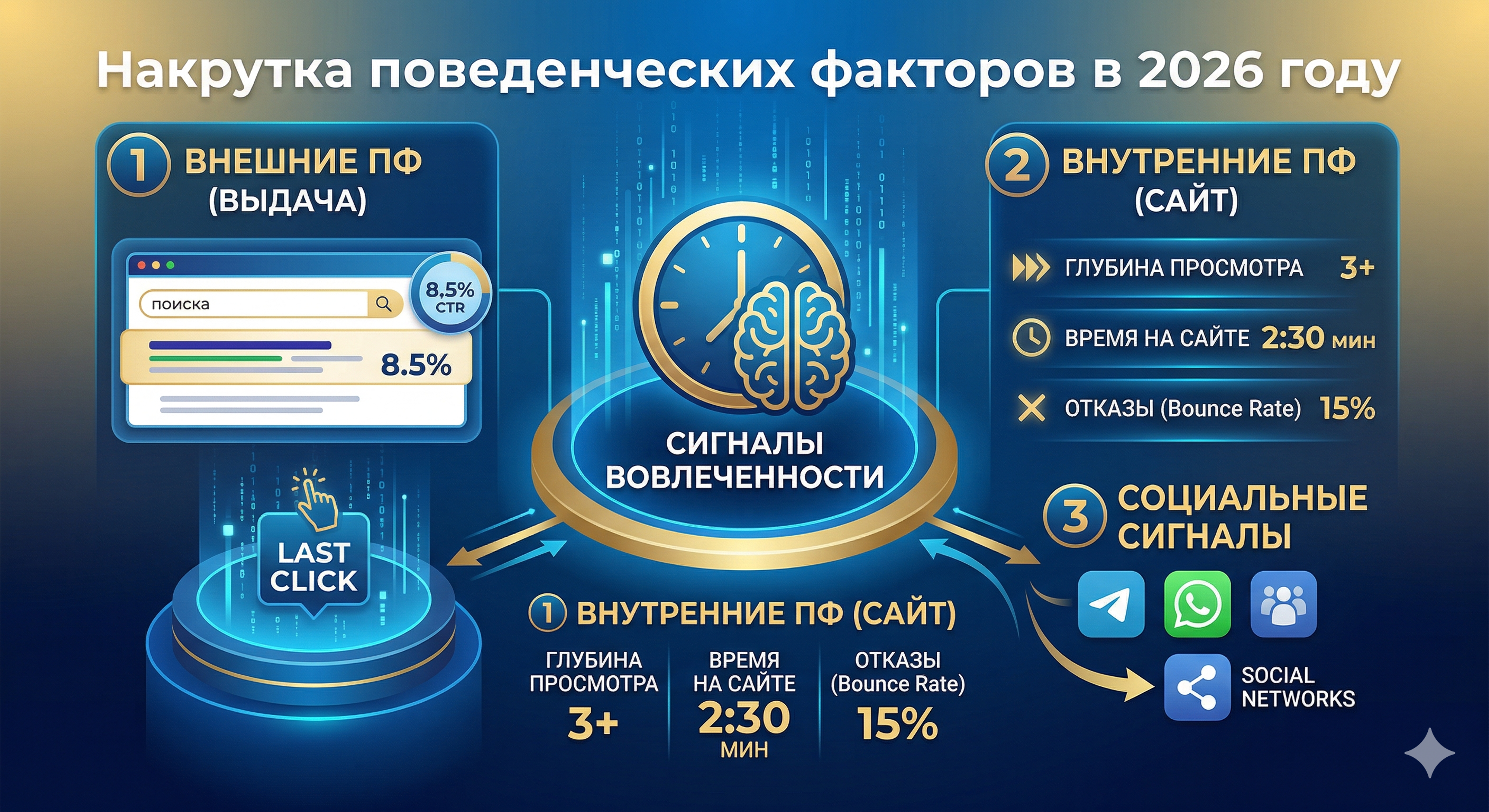 Безопасная накрутка поведенческих факторов