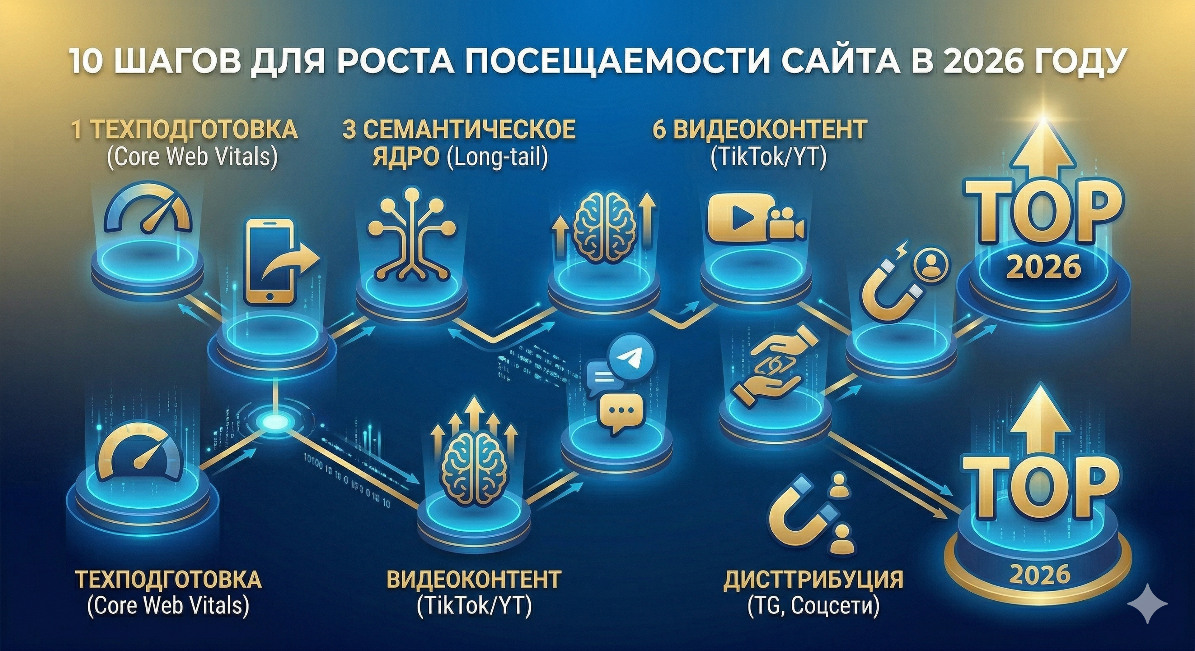 Как увеличить посещаемость сайта в 2026 году