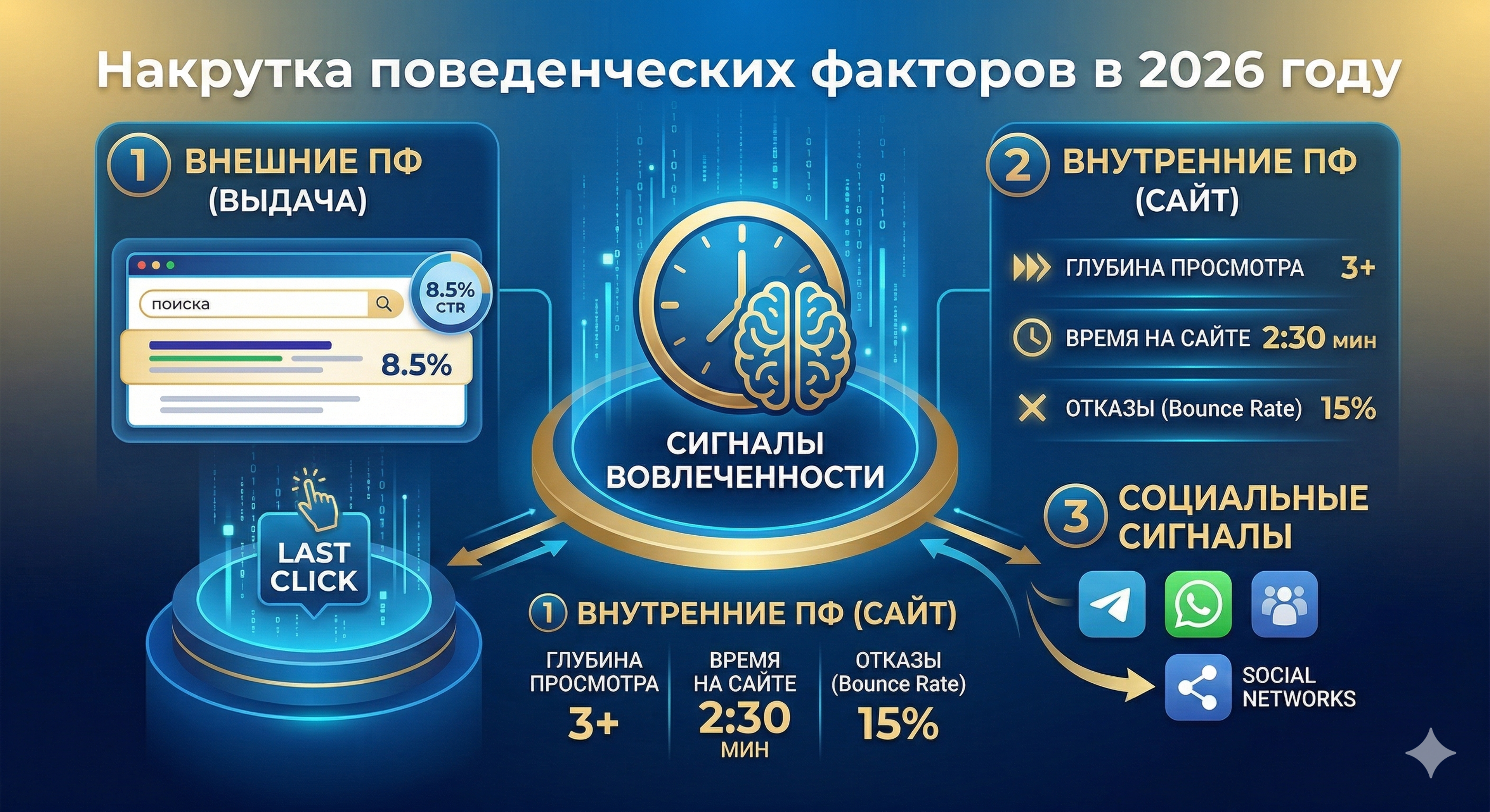 Виды поведенческих факторов