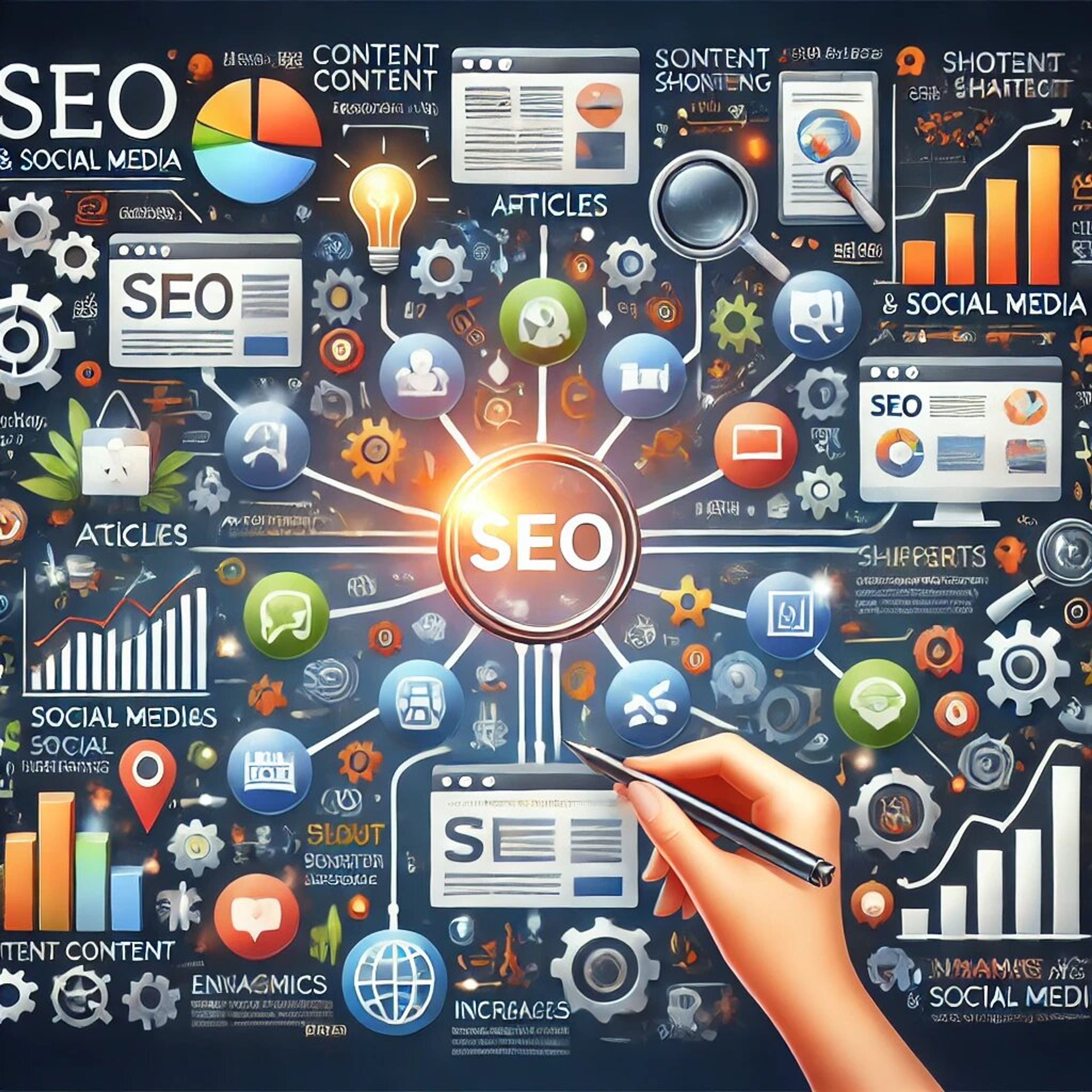 Совместное использование SEO и социальных сетей