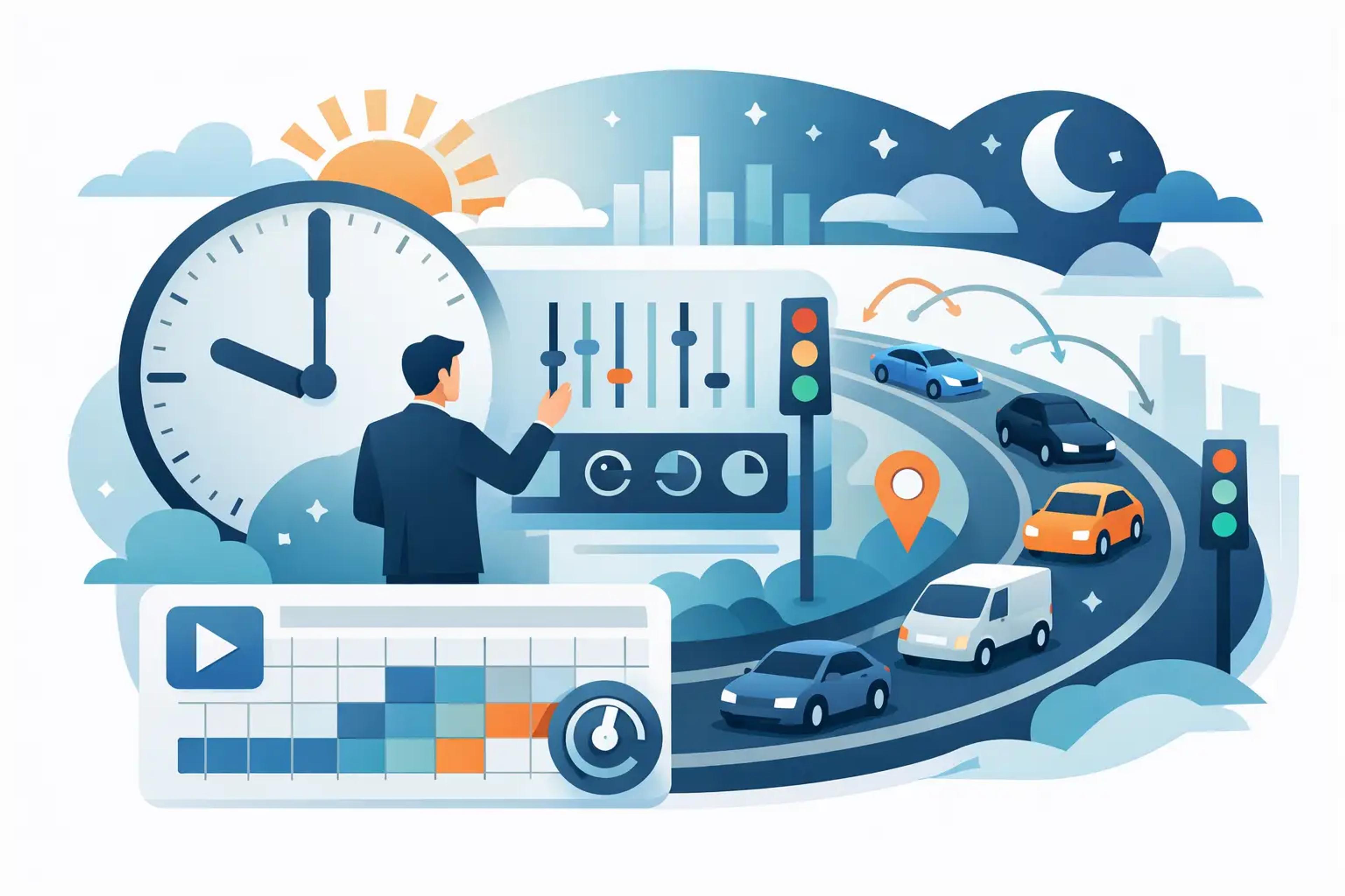 How to Schedule Traffic by Hour With Control