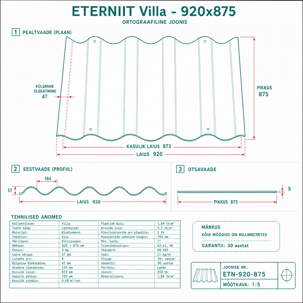 Eterniit Villa - 920x875 - tehniline joonis