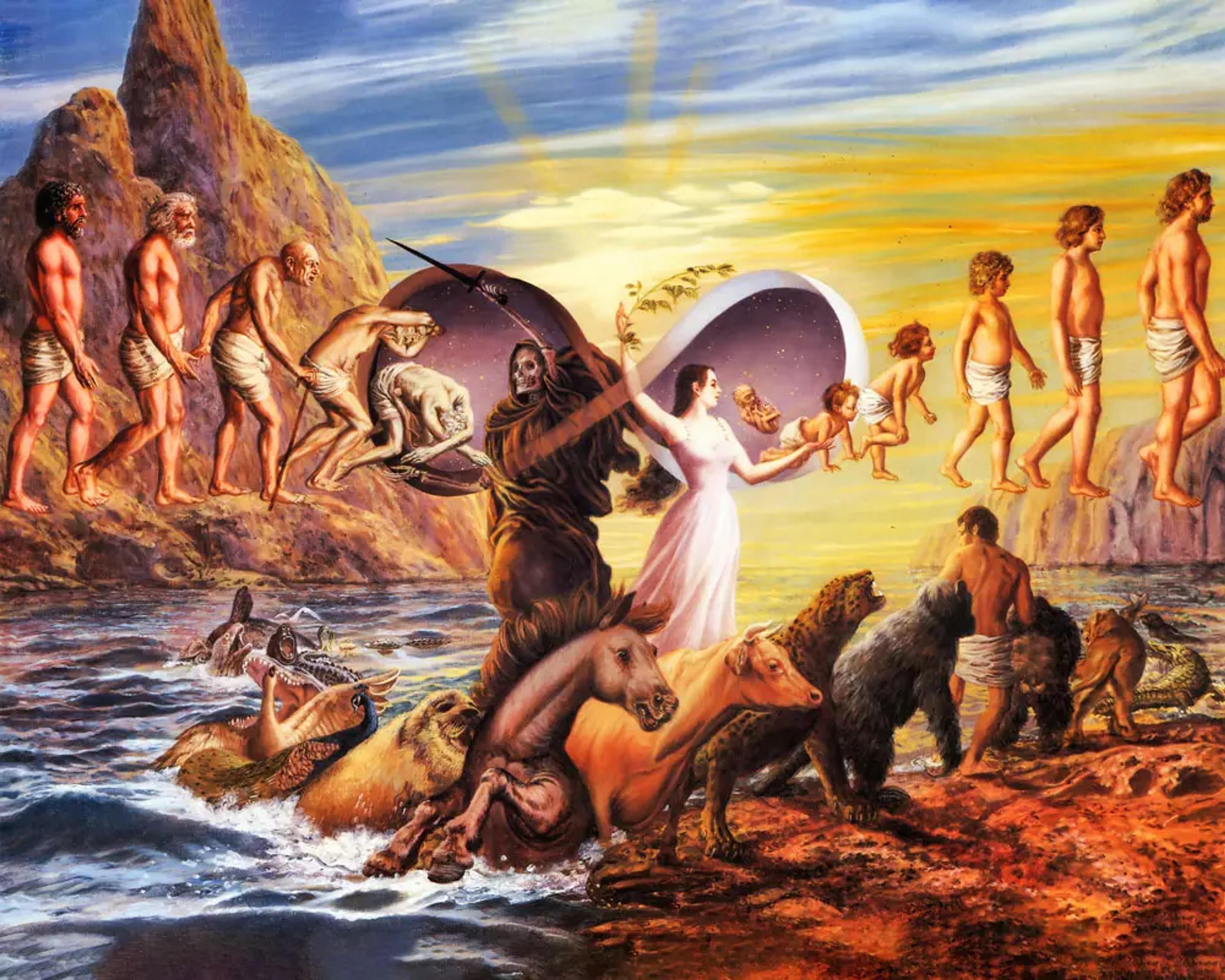 The Cycle of Life and Death by Syamarani Dasi