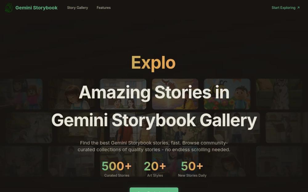 image of Gemini Storybook Gallery
