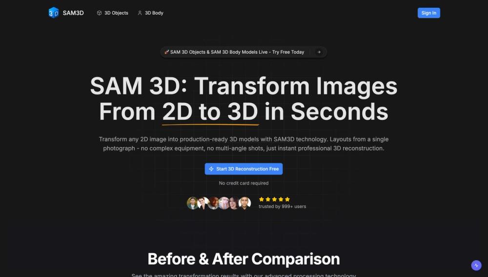 image of SAM3D 
