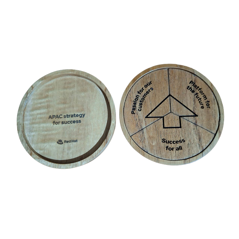 Souvenir Kantor - Wooden Coaster