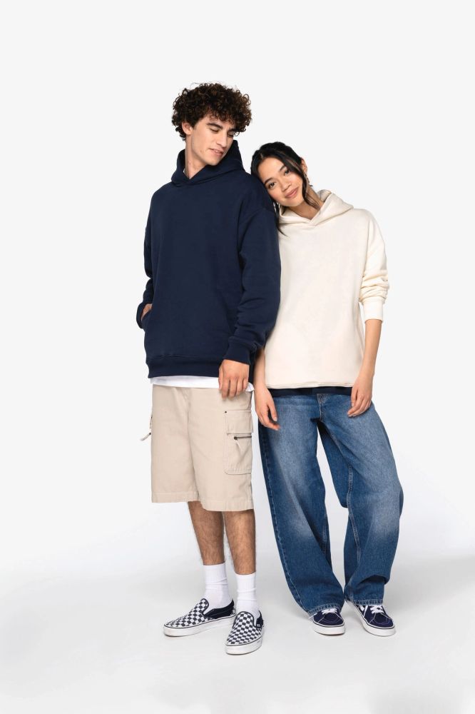 Sweat-shirt écoresponsable à capuche oversize unisexe — photo 1