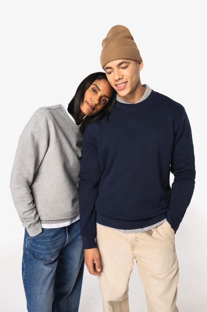 Sweat-shirt écoresponsable à col rond unisexe — photo 1