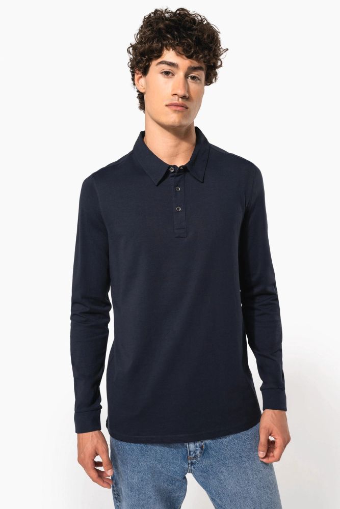 Polo jersey manches longues homme — photo 1