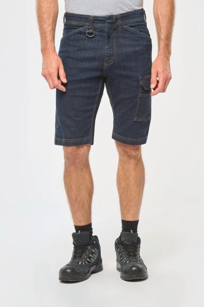 Bermuda denim multipoches homme — photo 1