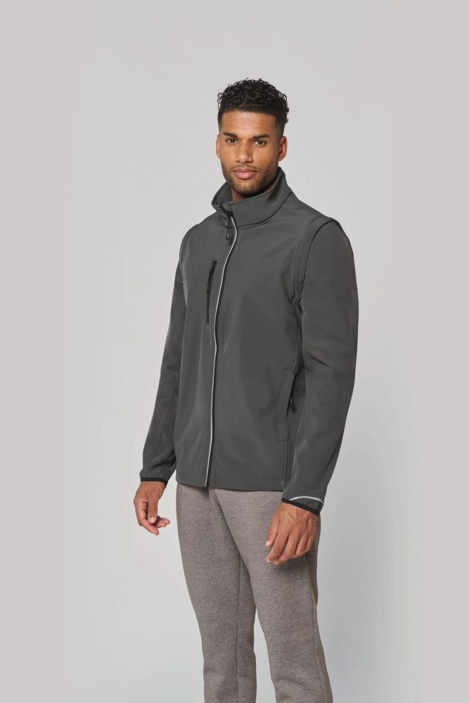 Veste softshell sport manches amovibles unisexe — photo 1