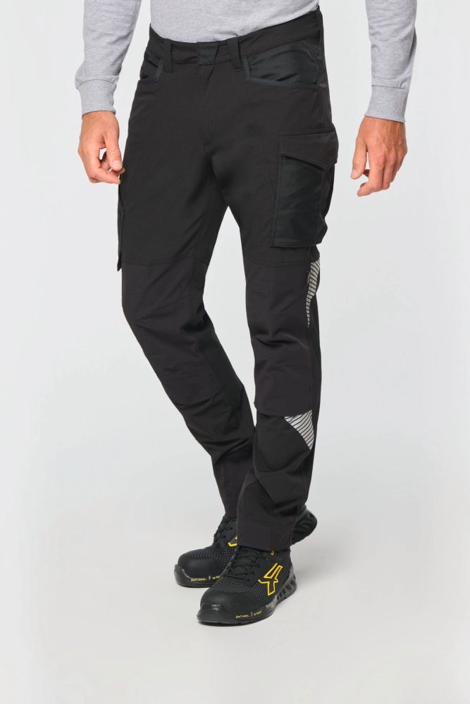 Pantalon stretch recyclé multipoches unisexe — photo 1