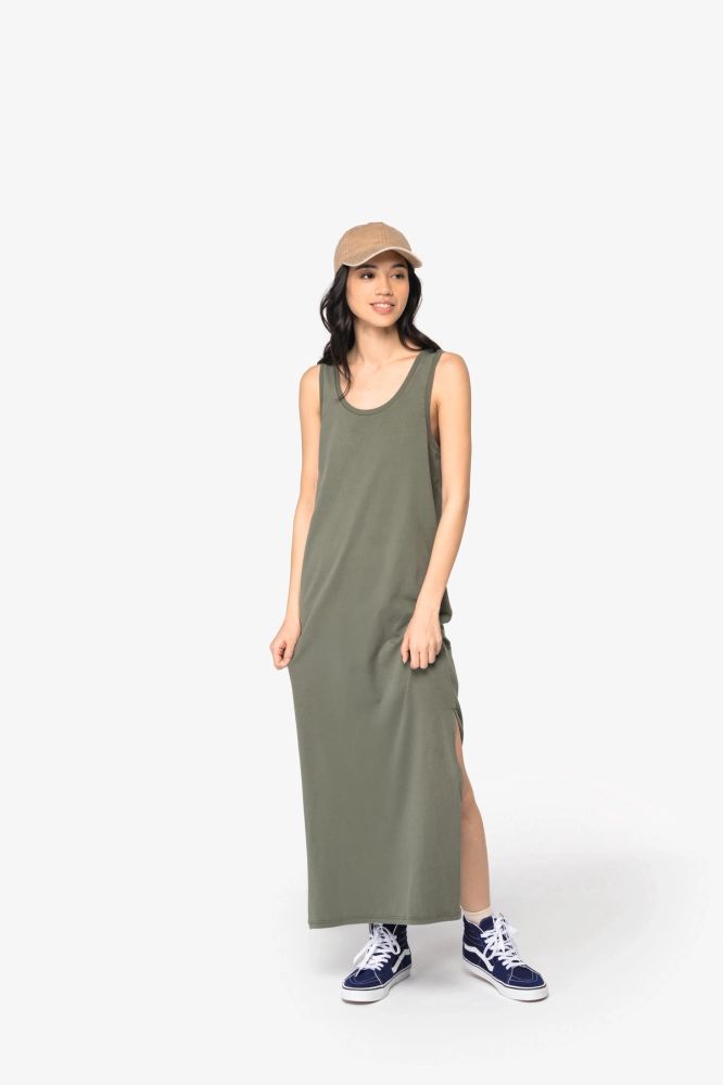 Robe écoresponsable délavée en jersey femme — photo 1