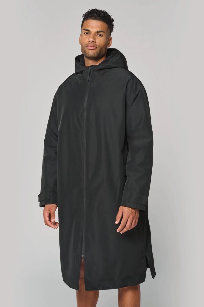 Parka longue doublée sherpa unisexe — photo 1