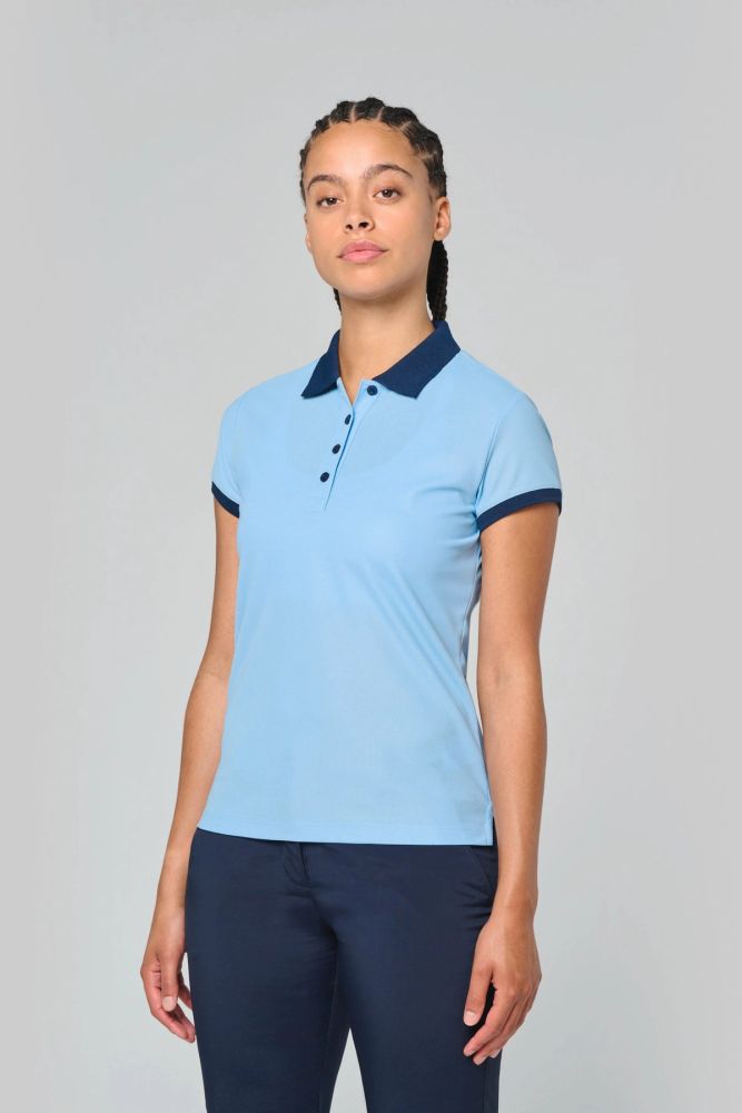 Polo piqué performance femme — photo 1