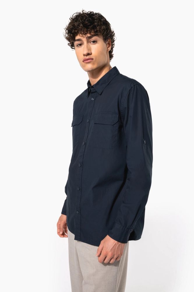 Chemise safari manches longues homme — photo 1