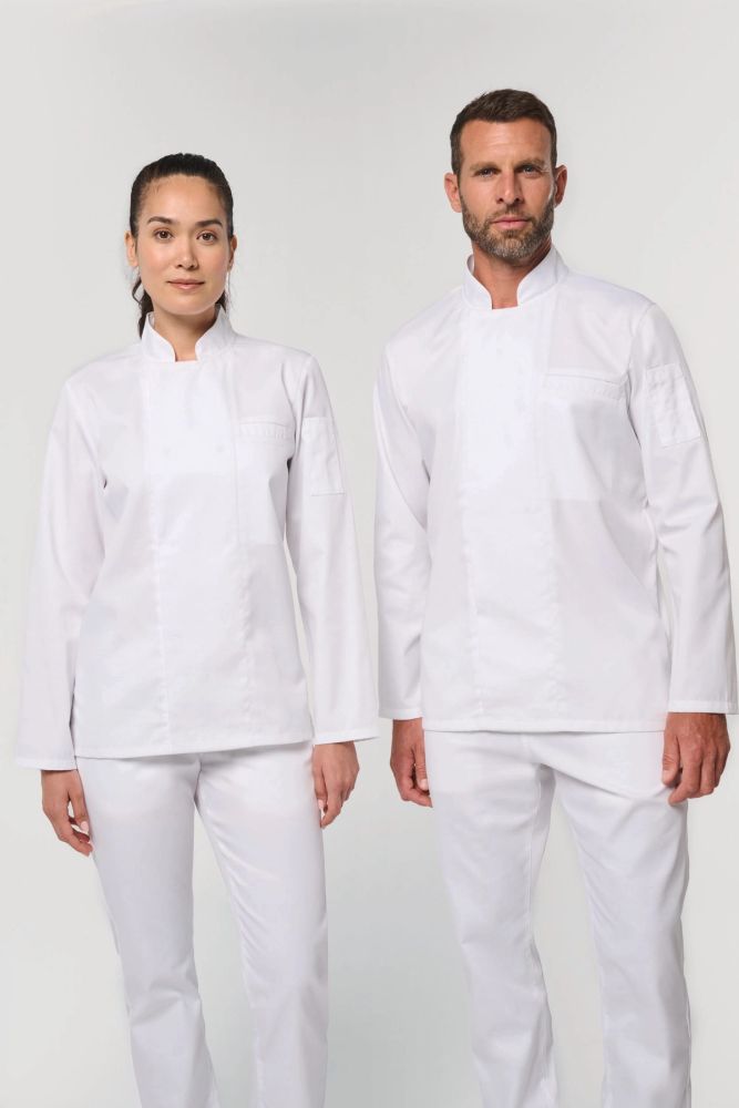 Veste de cuisine écoresponsable et respirante manches longues unisexe — photo 1