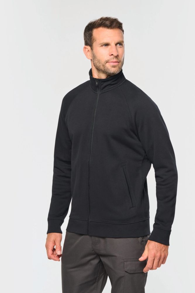Veste molleton coton manches raglan unisexe — photo 1