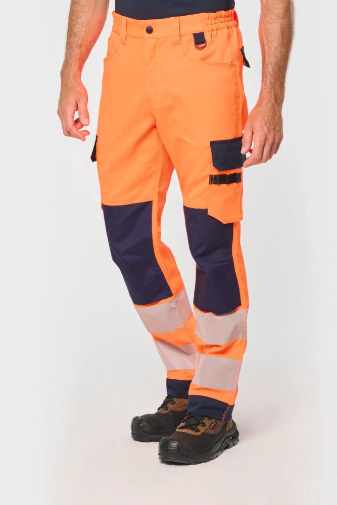 Pantalon de sécurité recyclé multipoches unisexe — photo 1