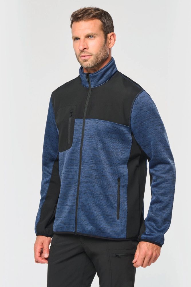 Veste recyclée en polytricot homme — photo 1