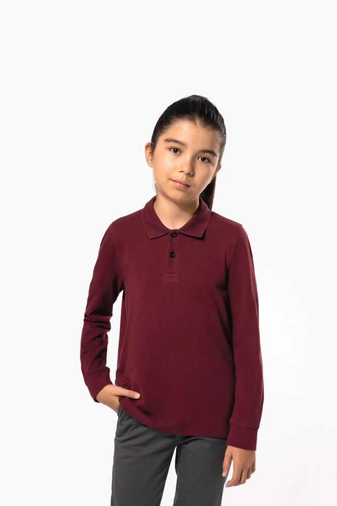 Polo manches longues enfant — photo 1