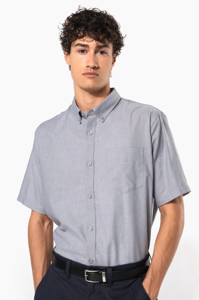 Chemise Oxford manches courtes — photo 1