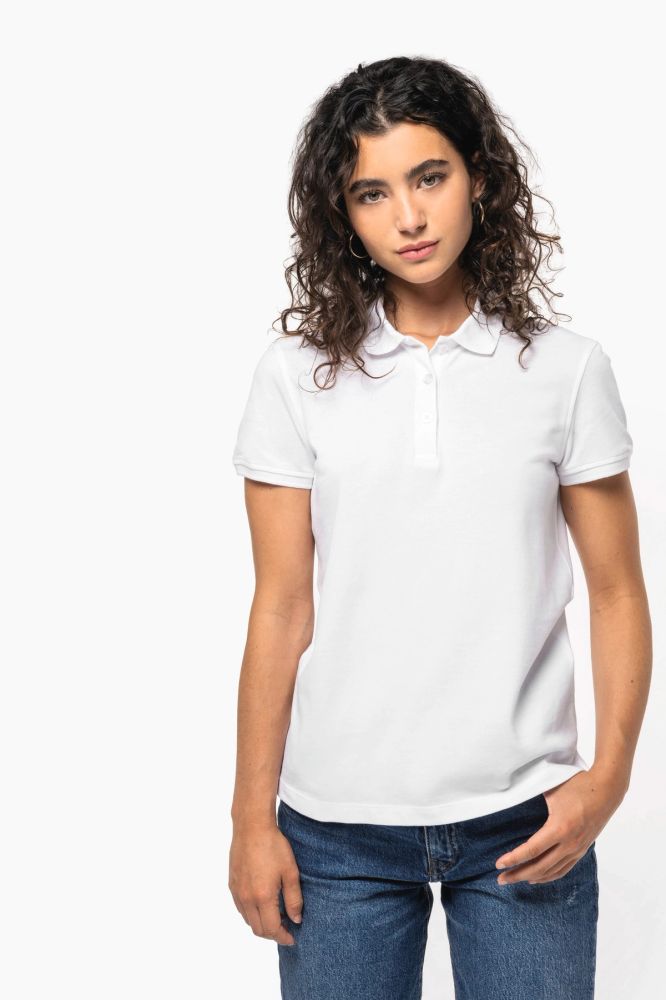 Polo piqué manches courtes femme — photo 1