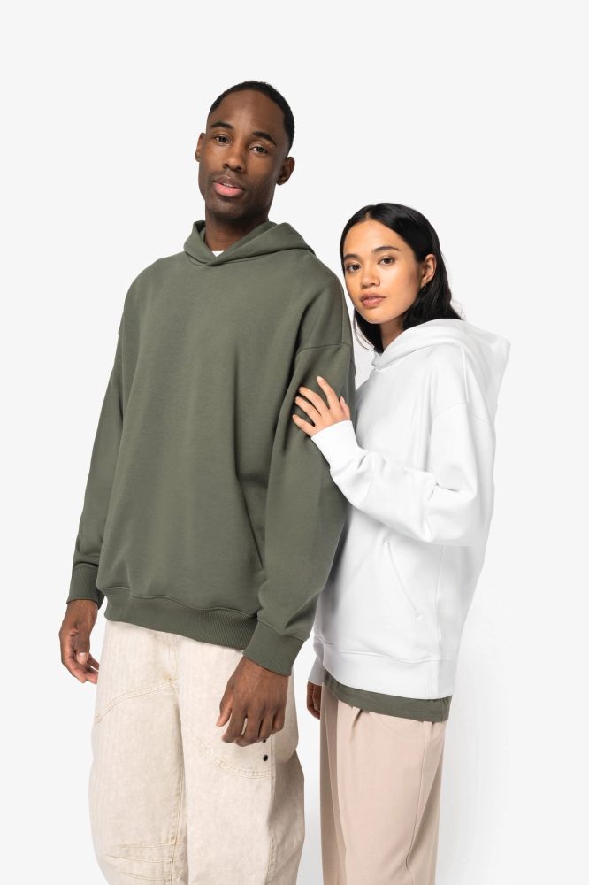 Sweat-shirt écoresponsable à capuche oversize unisexe — photo 1