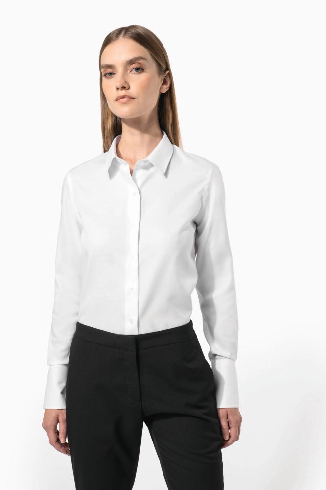 Chemise manches longues sans repassage femme — photo 1