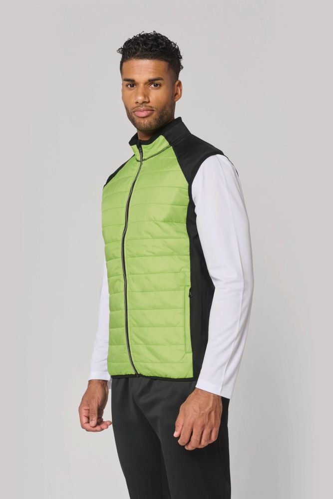 Veste sport bi-matière sans manches unisexe — photo 1