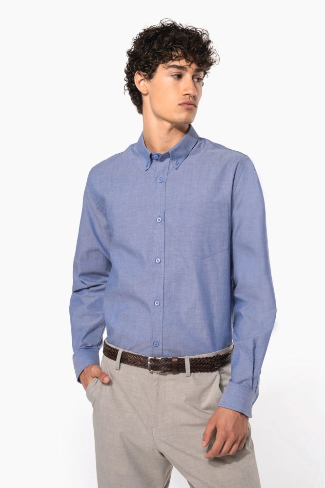 Chemise Oxford manches longues — photo 1